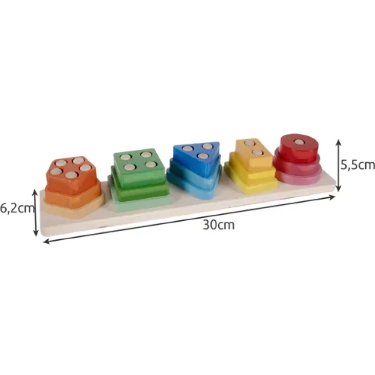 Sorter- układanka drewniana Kruzzel 22492