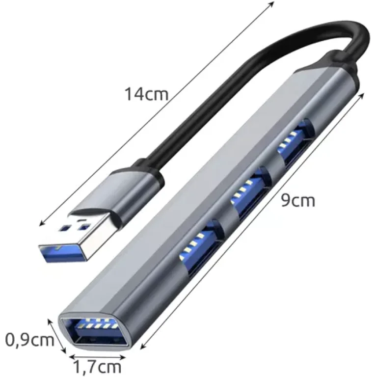 HUB USB- 1 port 3.0 + 3 porty 2.0 Izoxis 23316