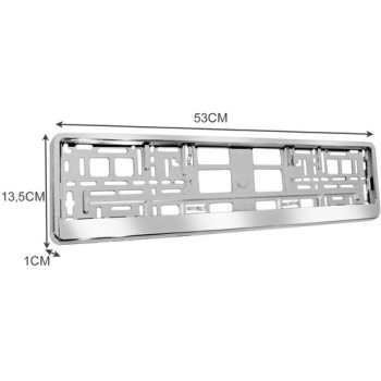 Ramka pod tablice rejestracyjną 2szt. Xtrobb 22048