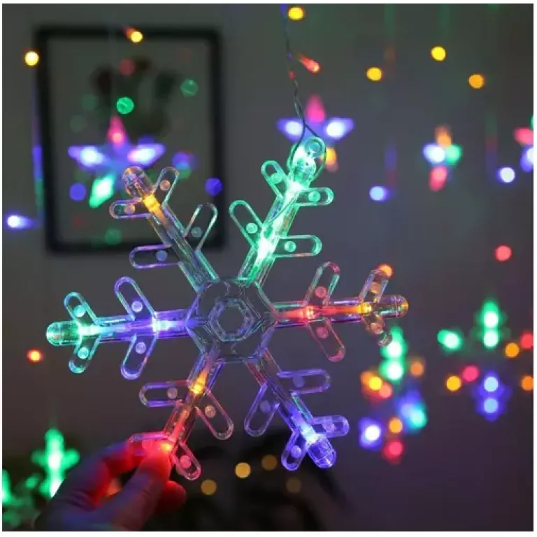 Kurtyna świetlna 138 LED USB multicolor KŚ19742