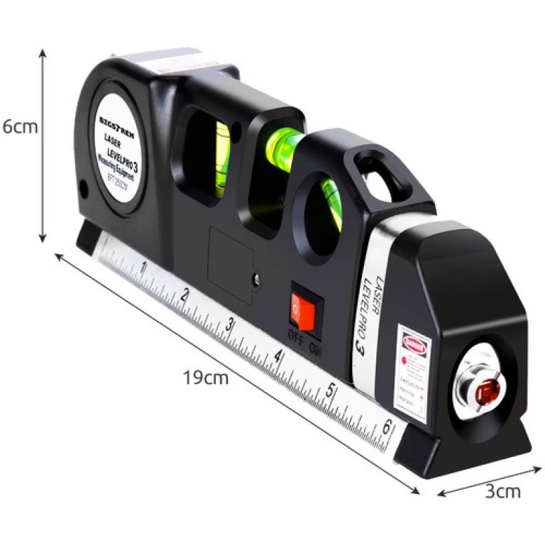 Poziomica laserowa z miarką 250cm Bigstren 21747