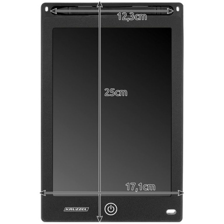 Tablet do rysowania 10" czarny XL KRUZZEL 22455