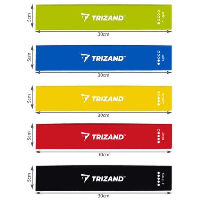 Zestaw gum do ćwiczeń- 5szt Trizand 21955