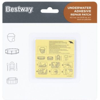 Zestaw łatek naprawczych do basenu - BESTWAY 62091