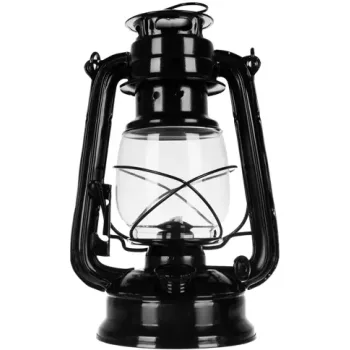 Lampa naftowa czarna 24cm