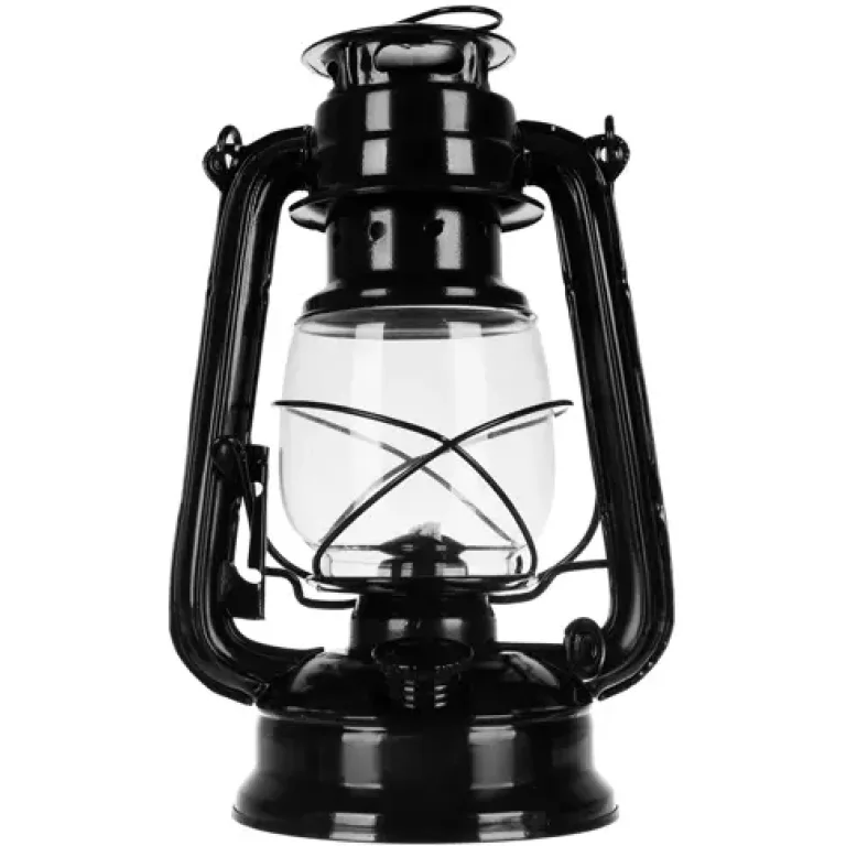 Lampa naftowa czarna 24cm