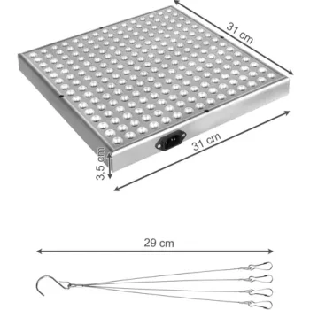 Lampa/ panel 225 LED do wzrostu uprawy rośl. 23525